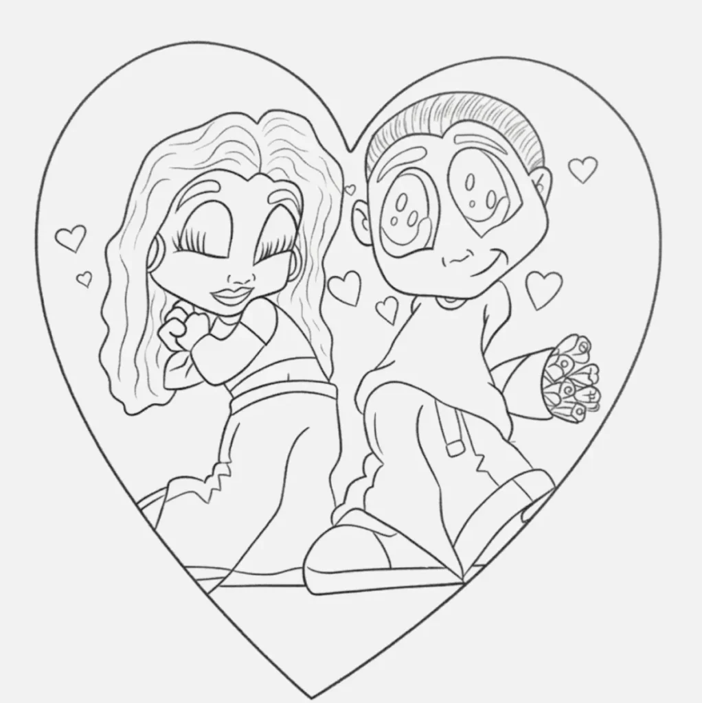 Dibujos cholos de amor