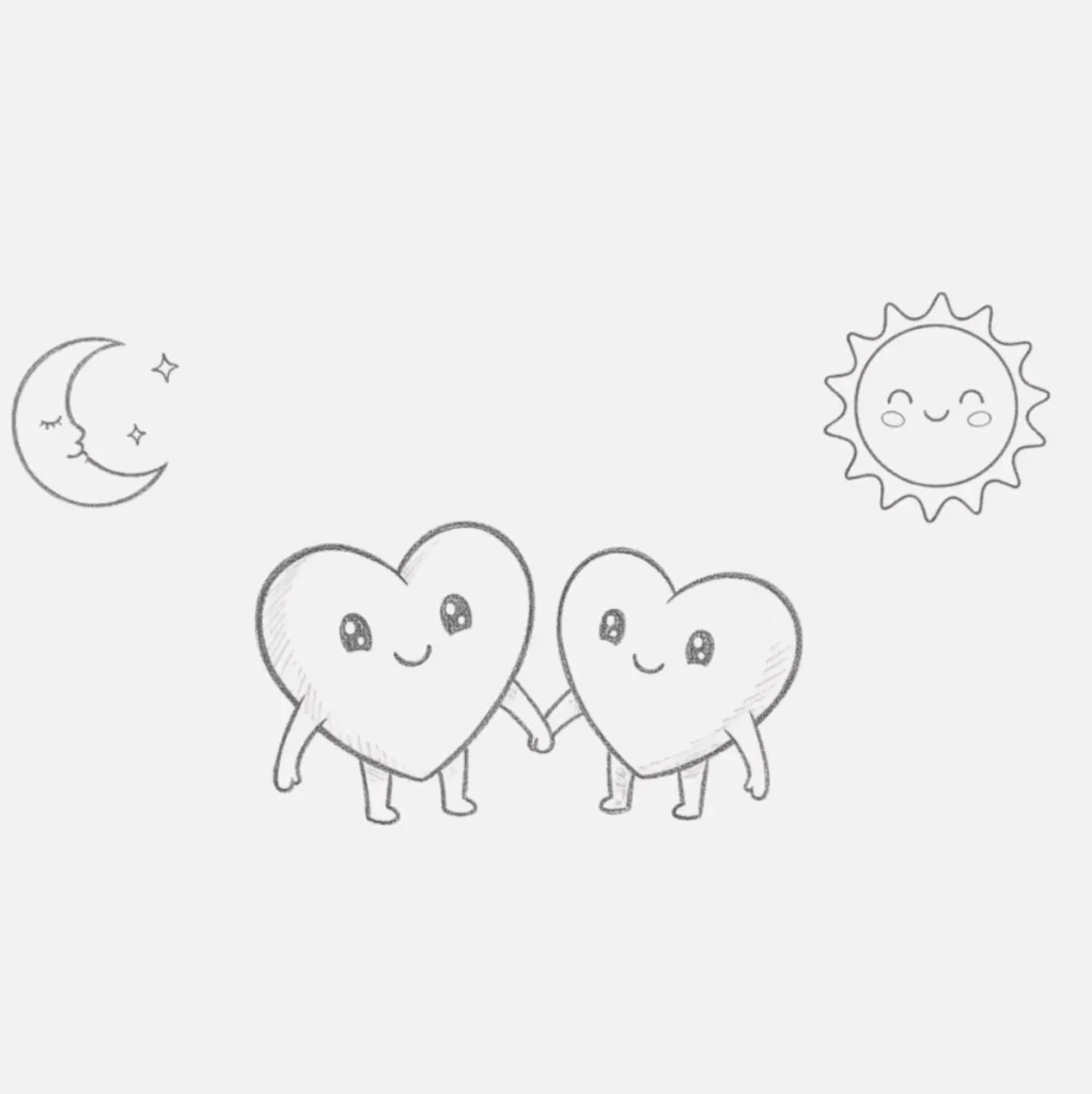 Dibujos tiernos de amor