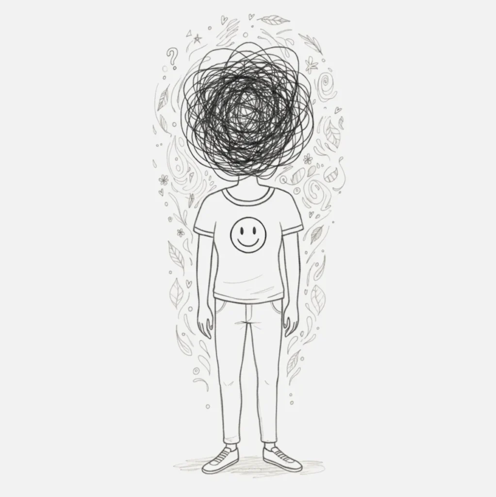 La cabeza hecha un lío