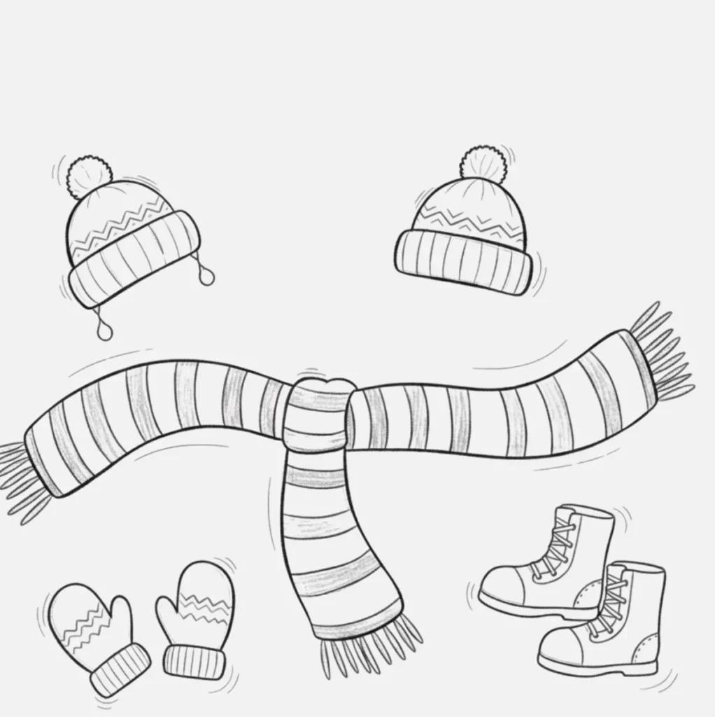 Bufanda con Rayas de Colores