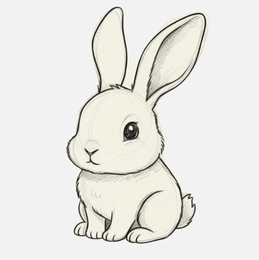 Conejito Pequeño con Orejas Largas