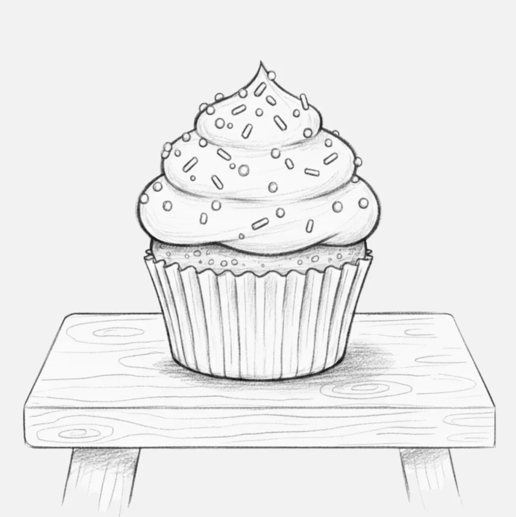 Cupcake Chiquito con Chispas Dulces