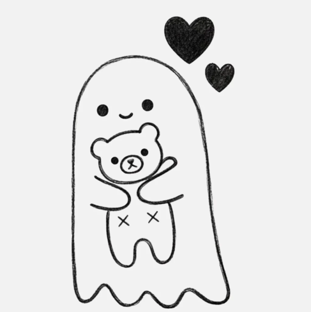 Fantasma con peluche