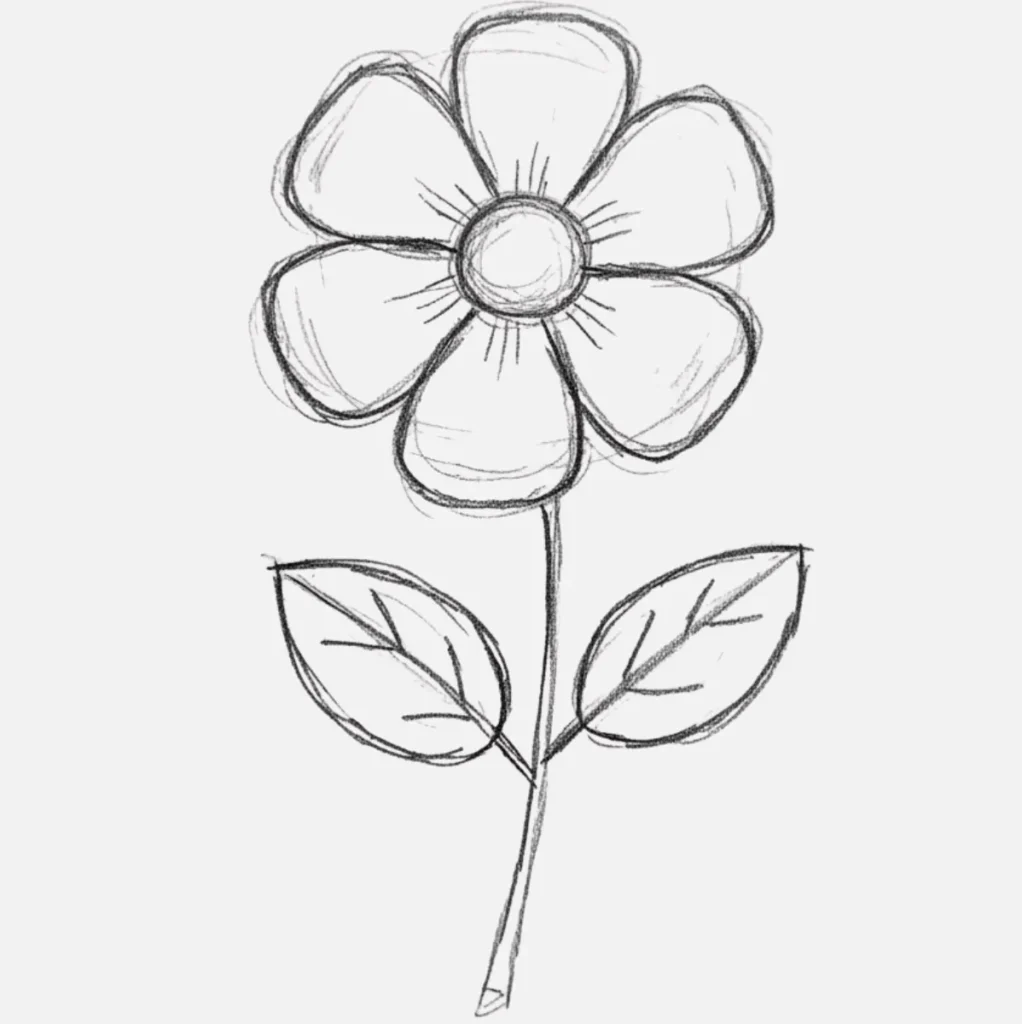 Flor Mini con Pétalos Redondos