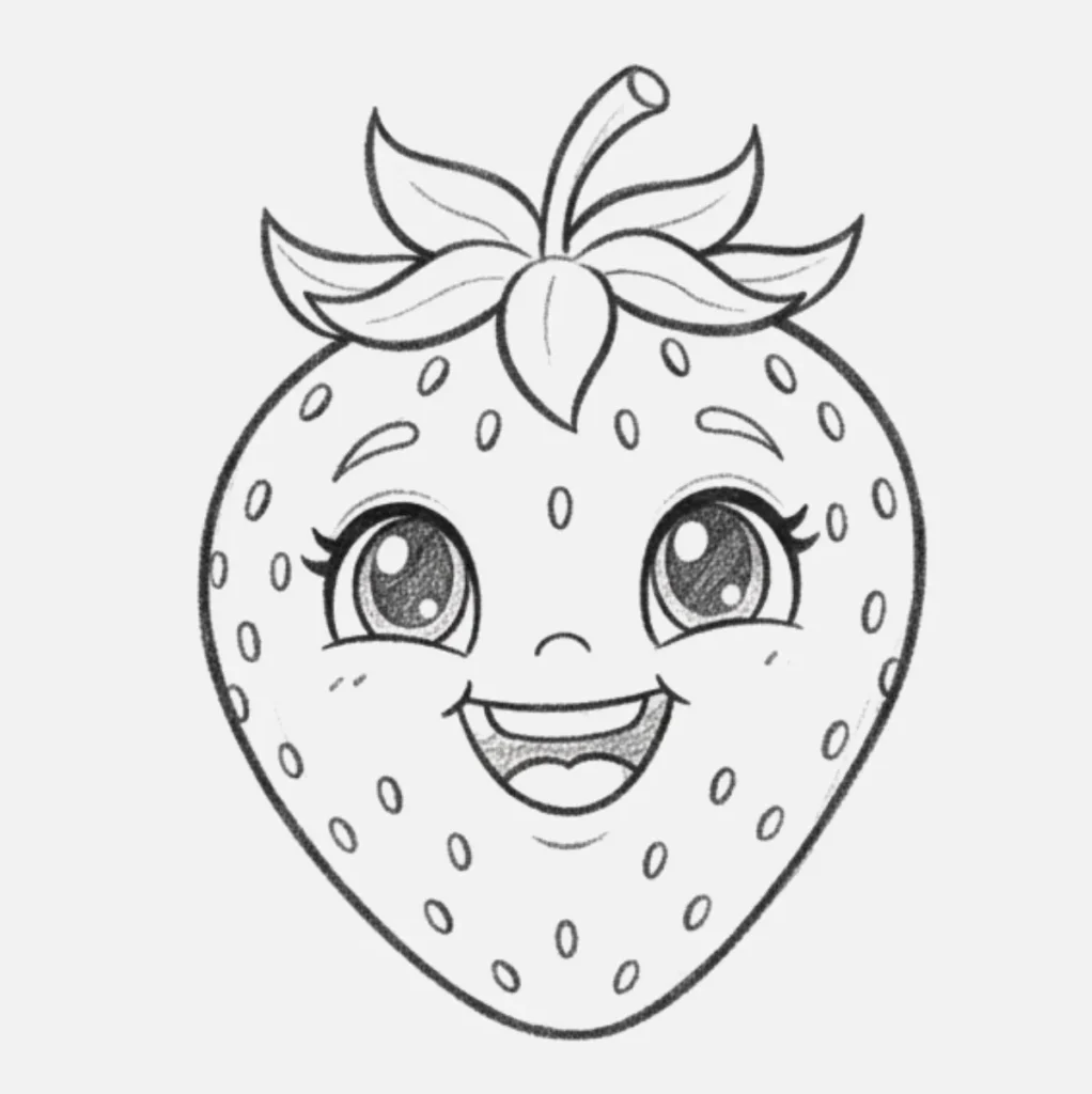 Fresa Pequeña con Ojos Brillantes