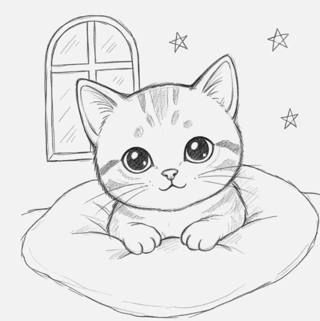 Gatito Pequeño con Carita Tierna