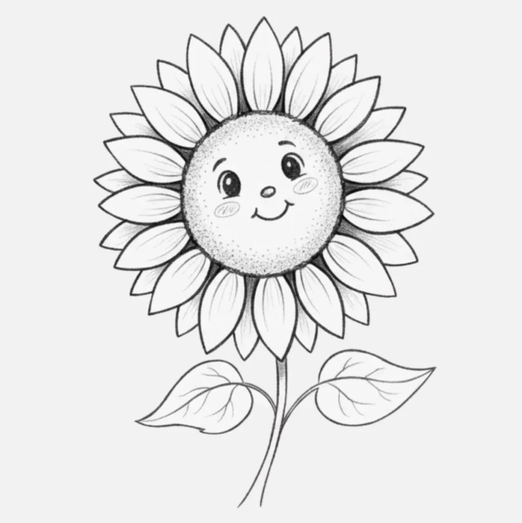 Girasol Mini con Carita Alegre