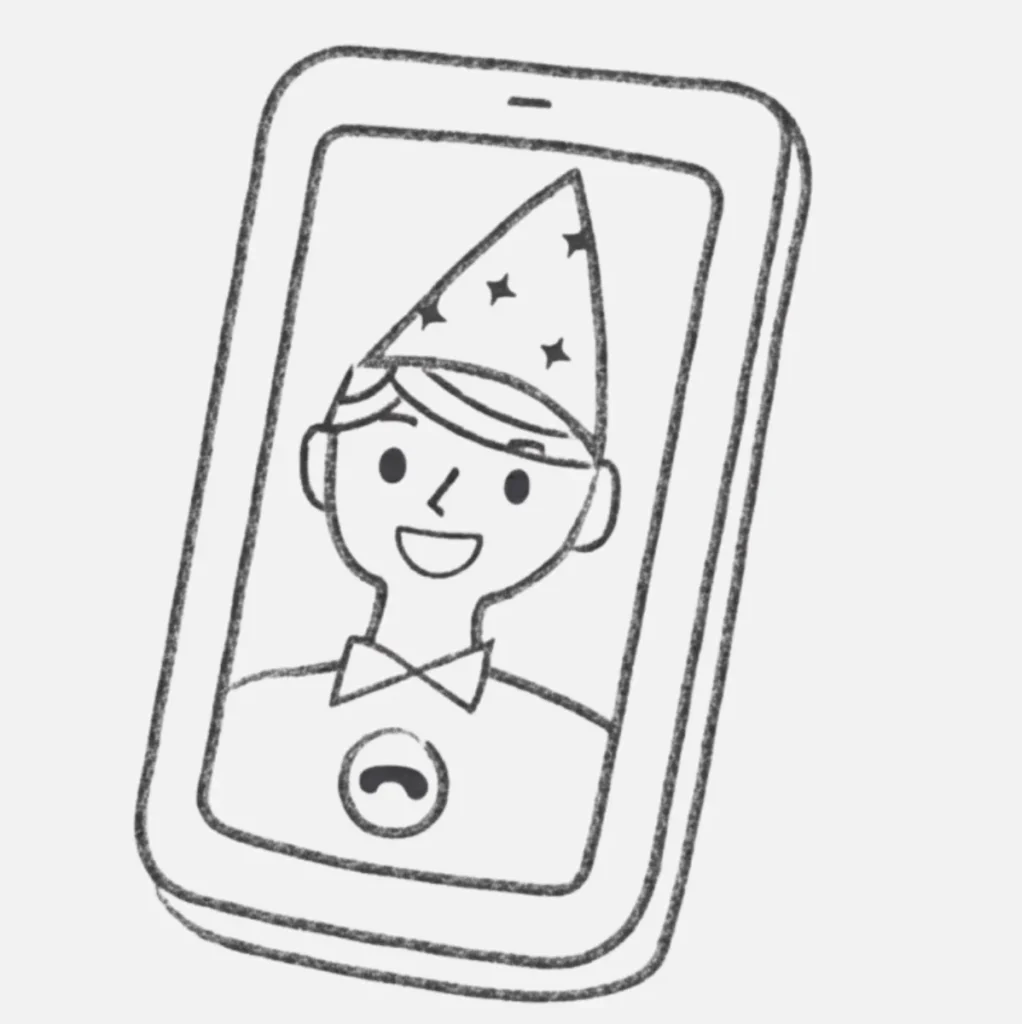 Llamada de Feliz Año Nuevo