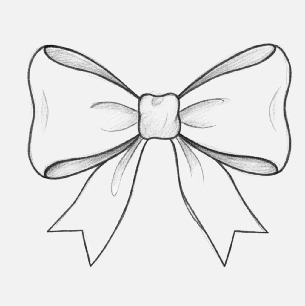 Moño Bonito con Detalles Suaves y Sombras