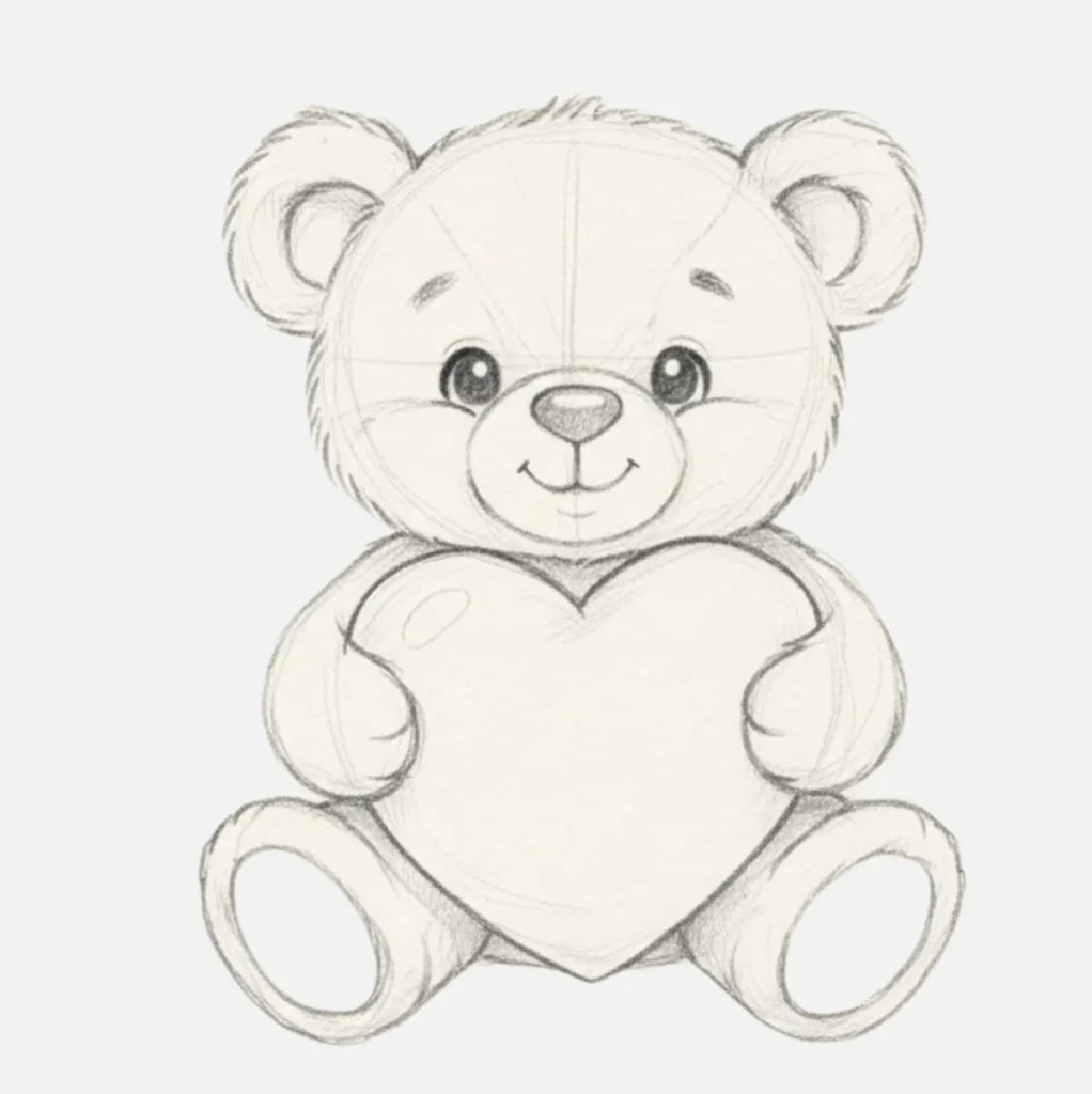 Osito Mini Abrazando un Corazón