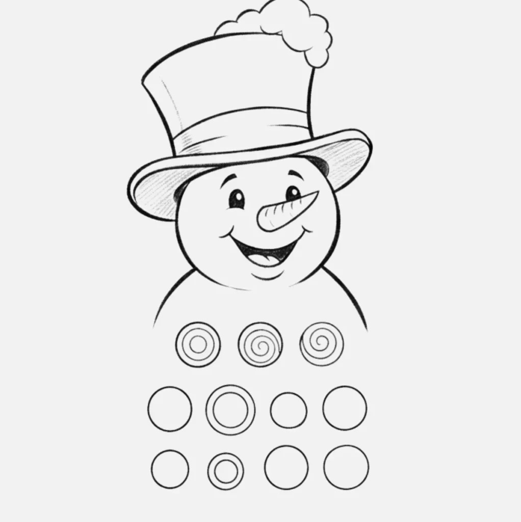 Sombrero del Muñeco de Nieve