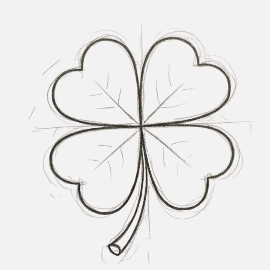 Trébol Pequeño de Cuatro Hojas