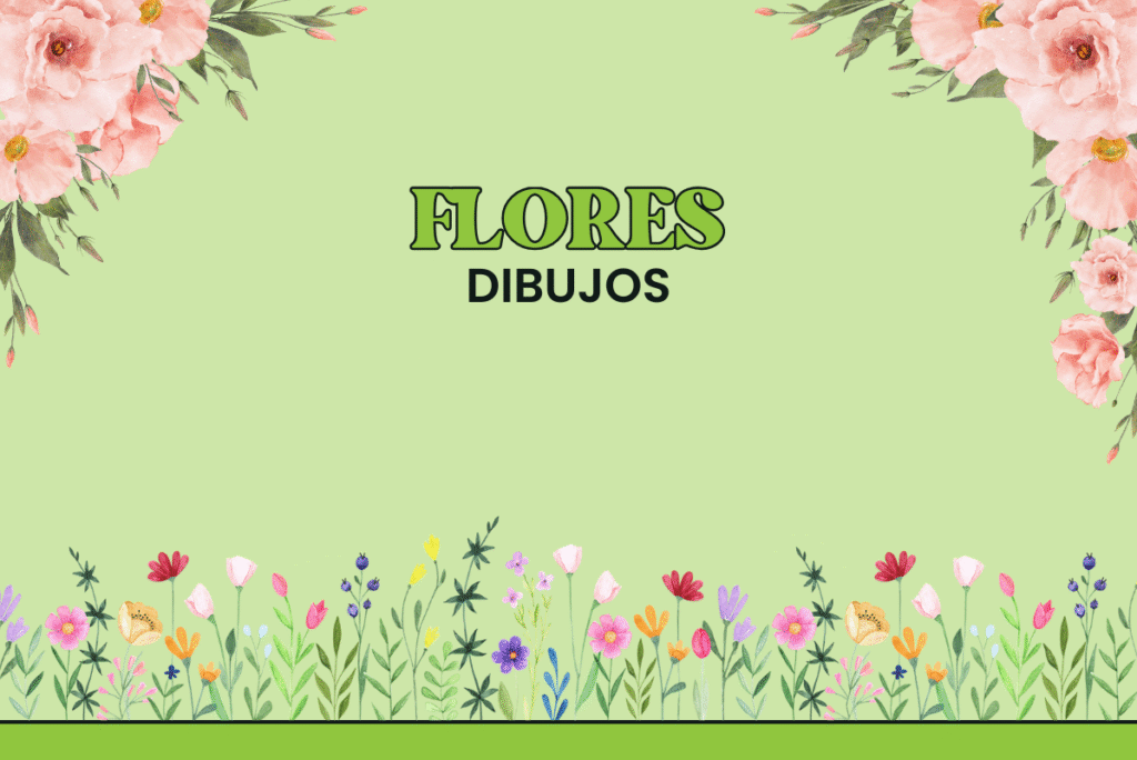 dibujos de flores