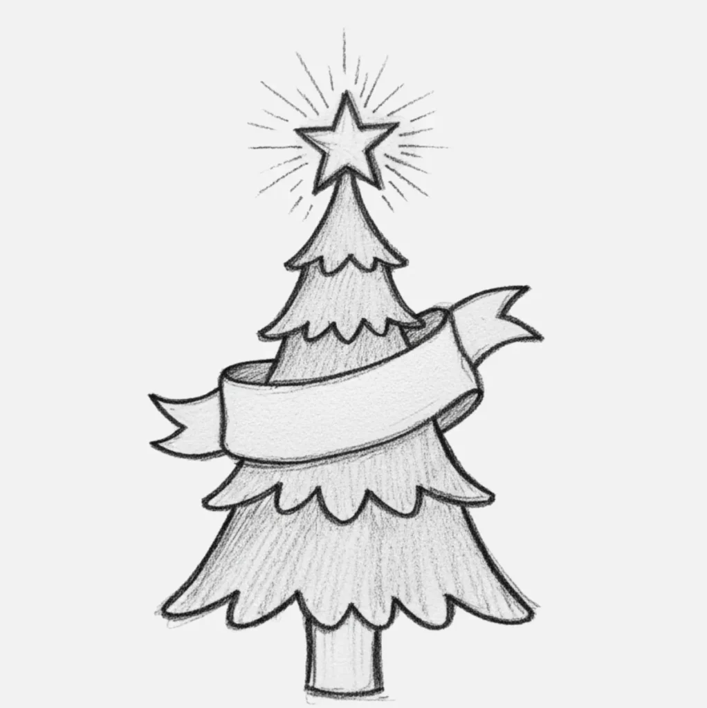 Árbol de Navidad con Estrella 