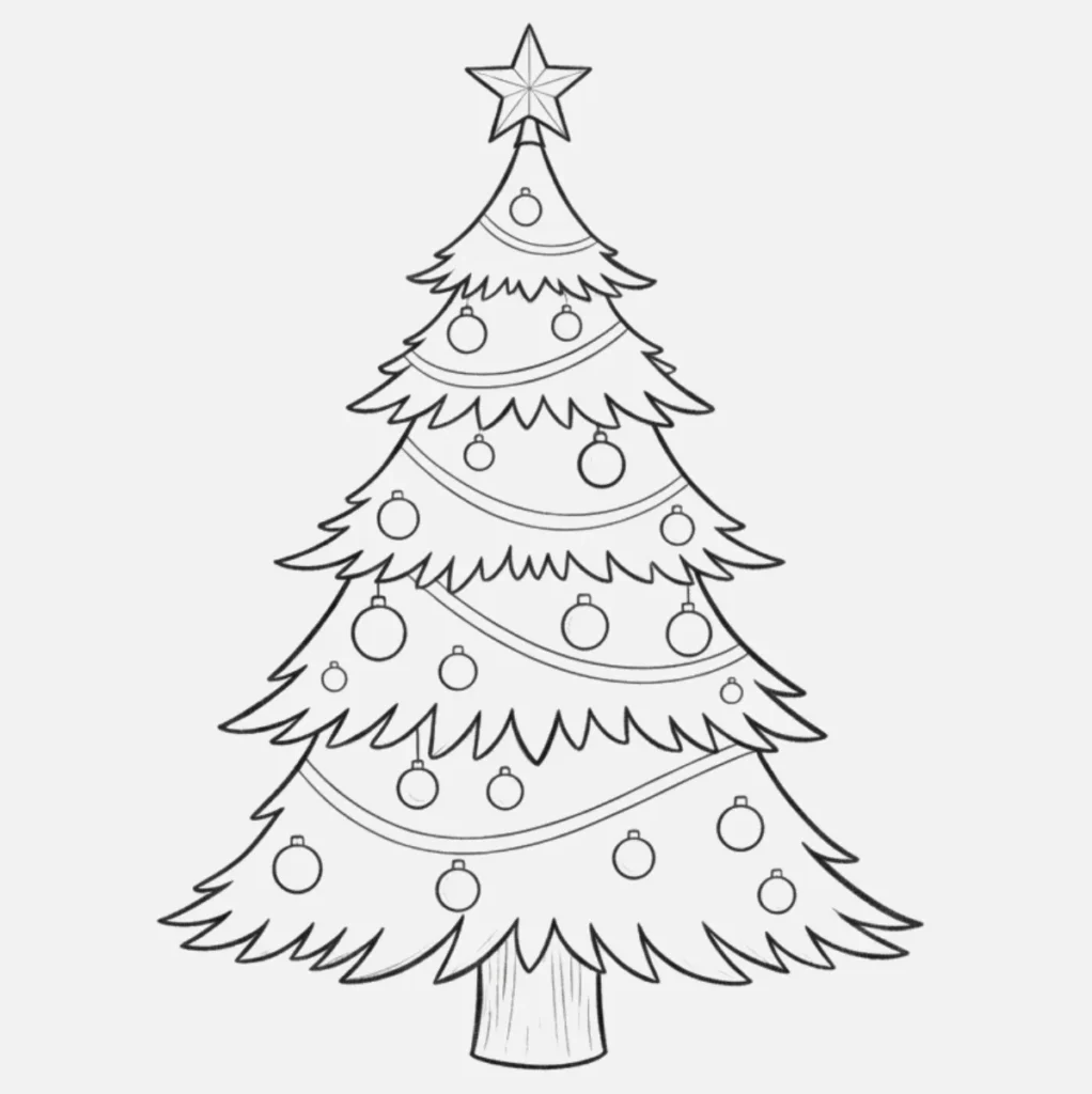 Árbol de Navidad con Globos y Confeti