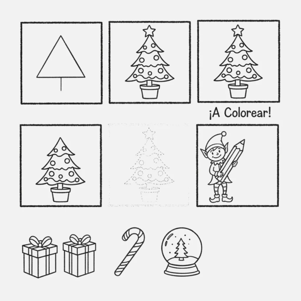 Árbol de Navidad en Maceta Fácil