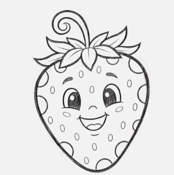 Fresa con puntitos grandes