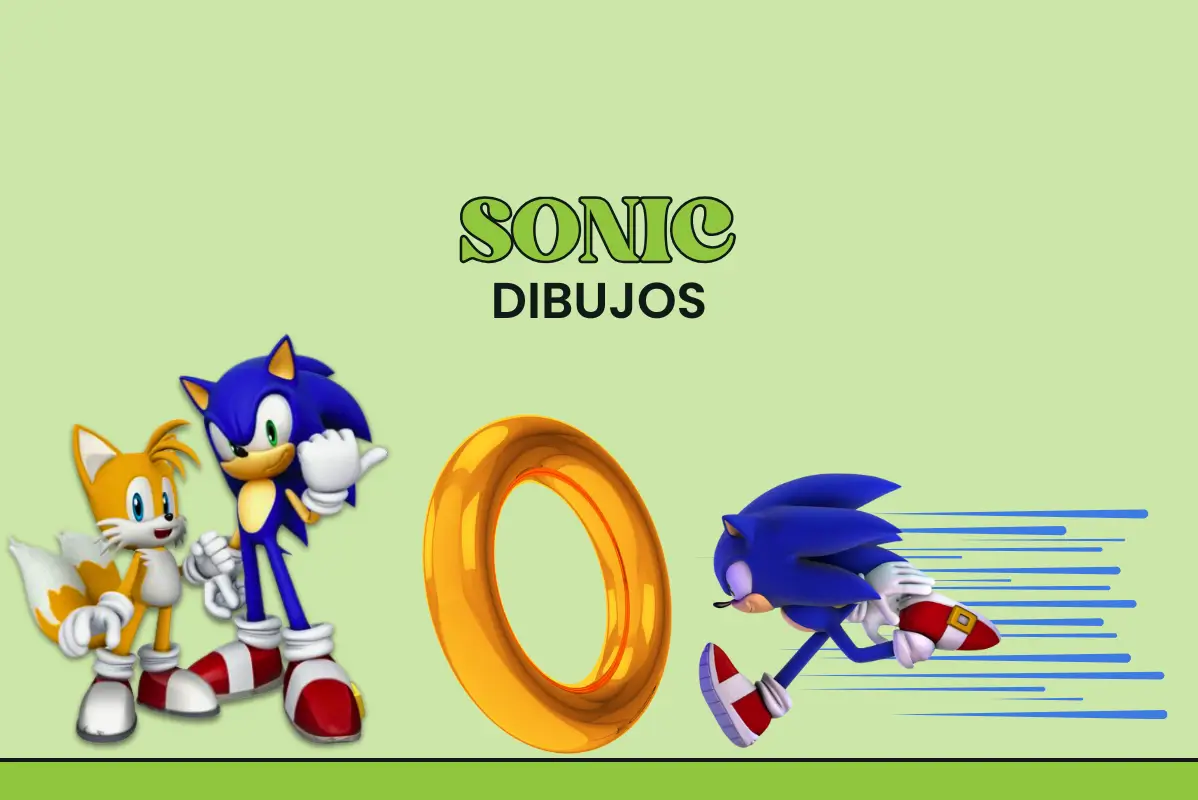 dibujos de sonic
