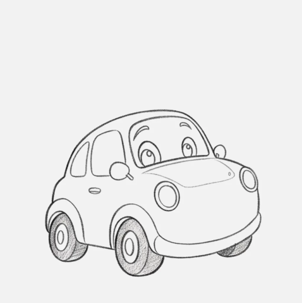 Carrito Animado Sonriente