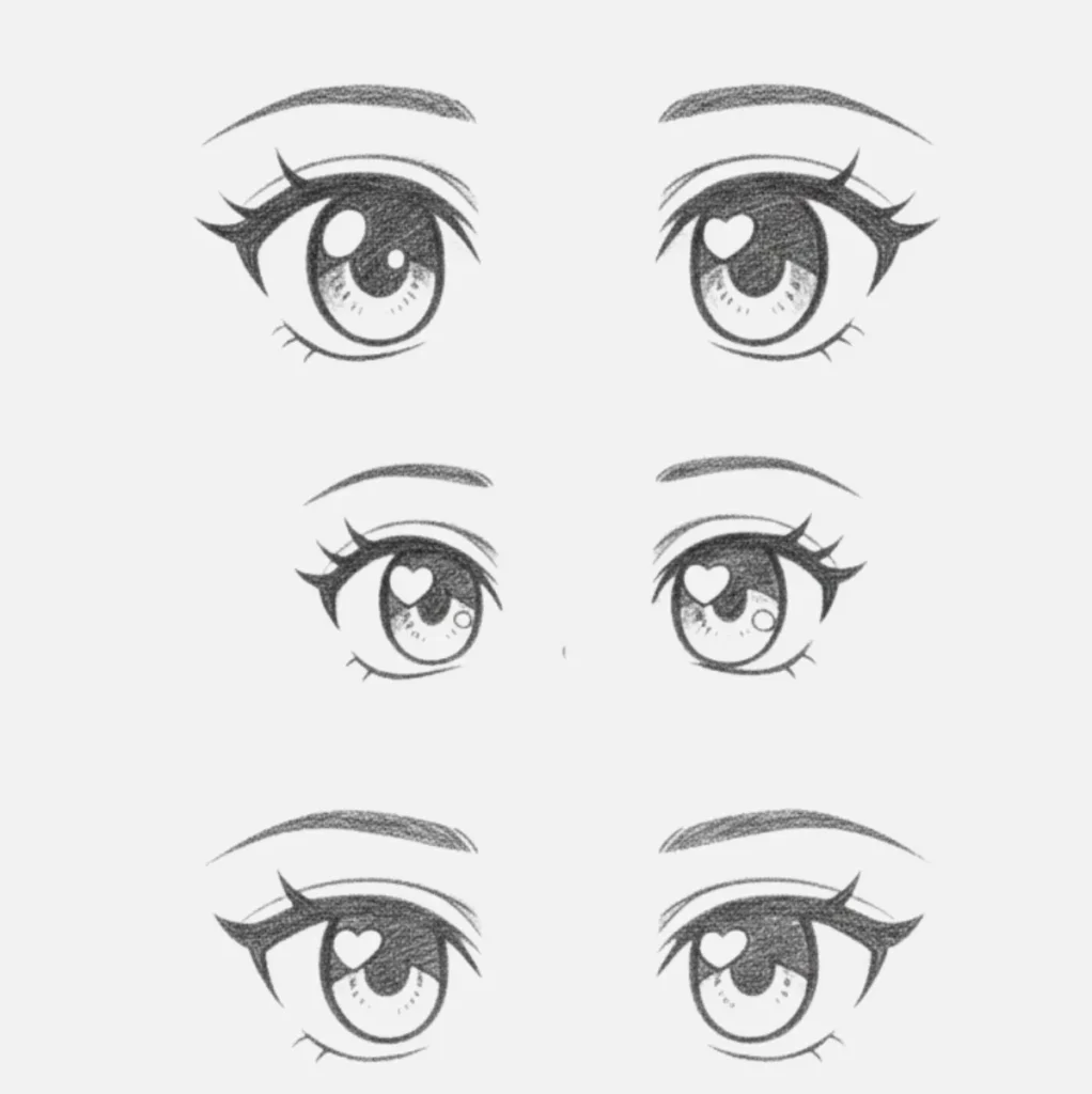 Dibujos de Ojos Anime