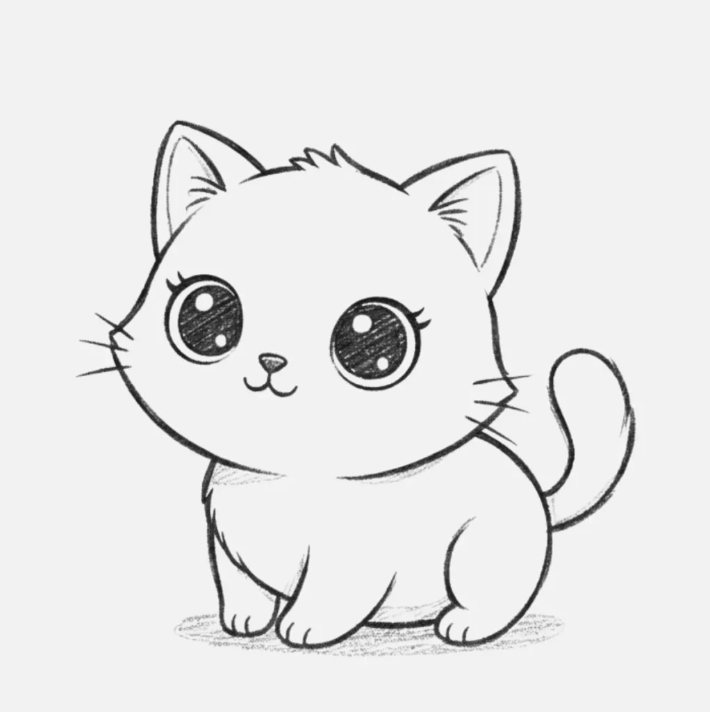 Gatito Animado Kawaii