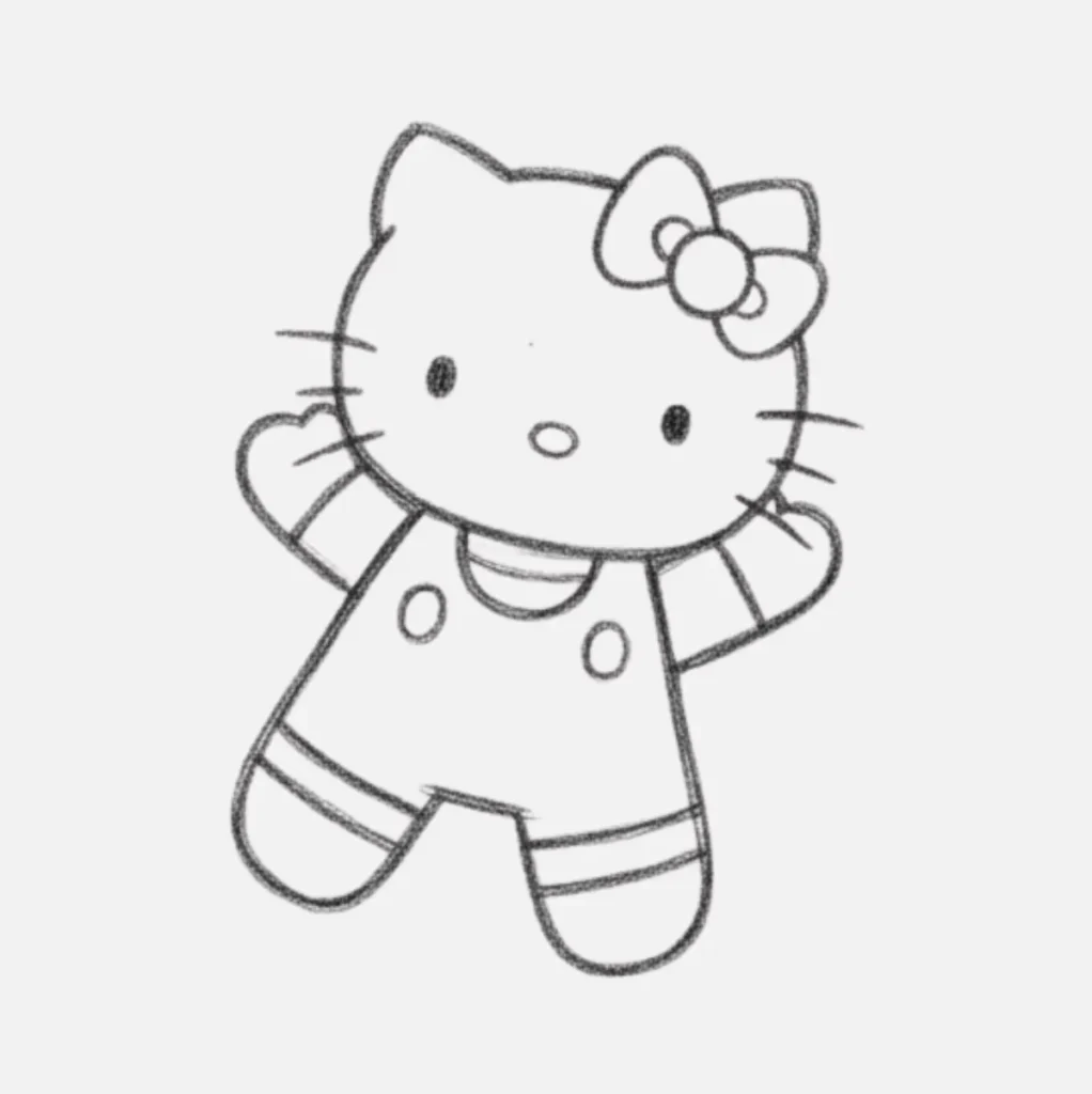 Hello Kitty Saltando