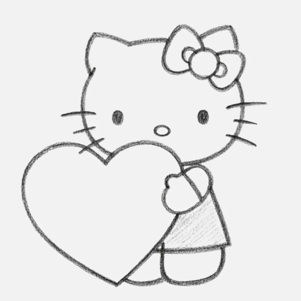 Hello Kitty con Corazón