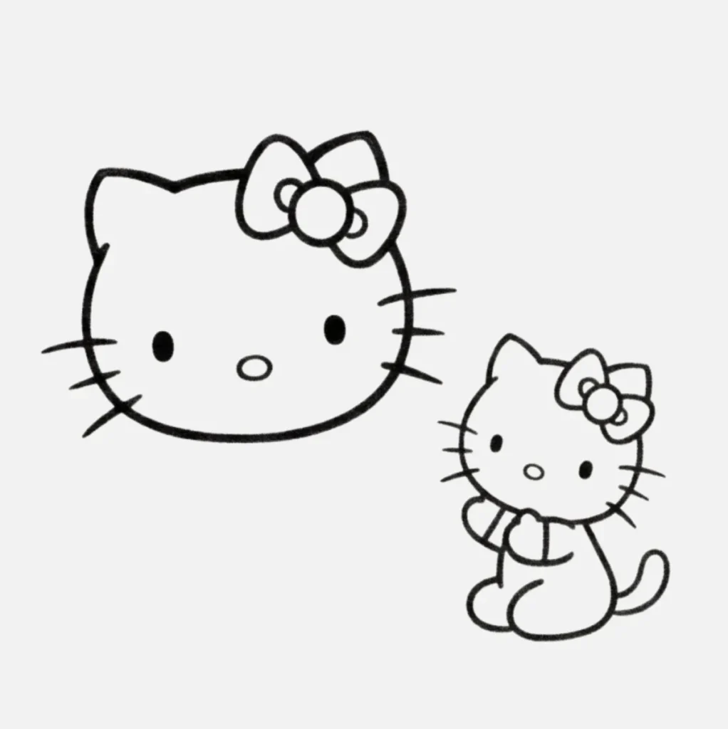 Hello Kitty y su Gatito