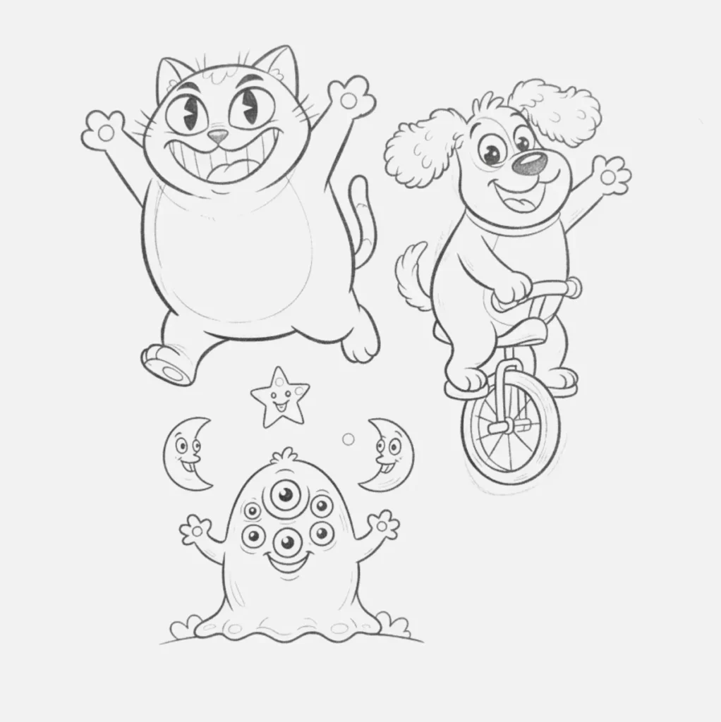 Mono Dibujo Fácil: Ideas Divertidas para Dibujar Monos 🐒 12 Mono dibujado estilo caricatura