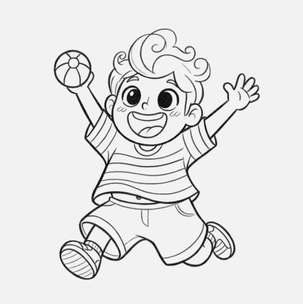 Personaje Animado Saltando