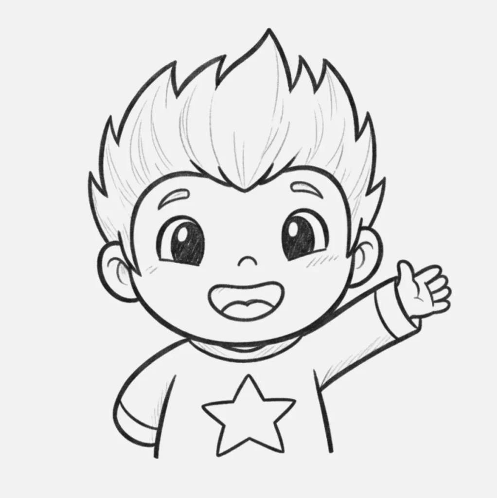 Personaje Animado con Estrella