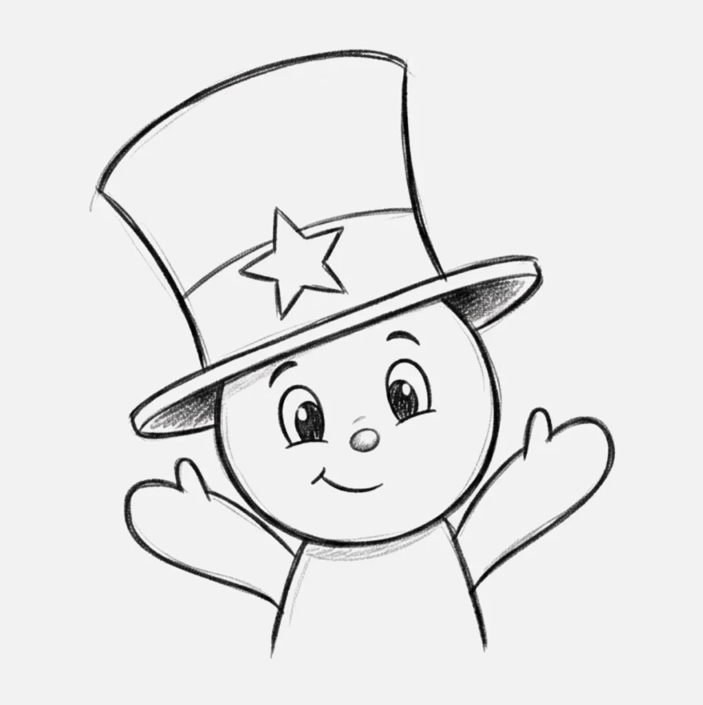 Personaje Animado con Sombrero