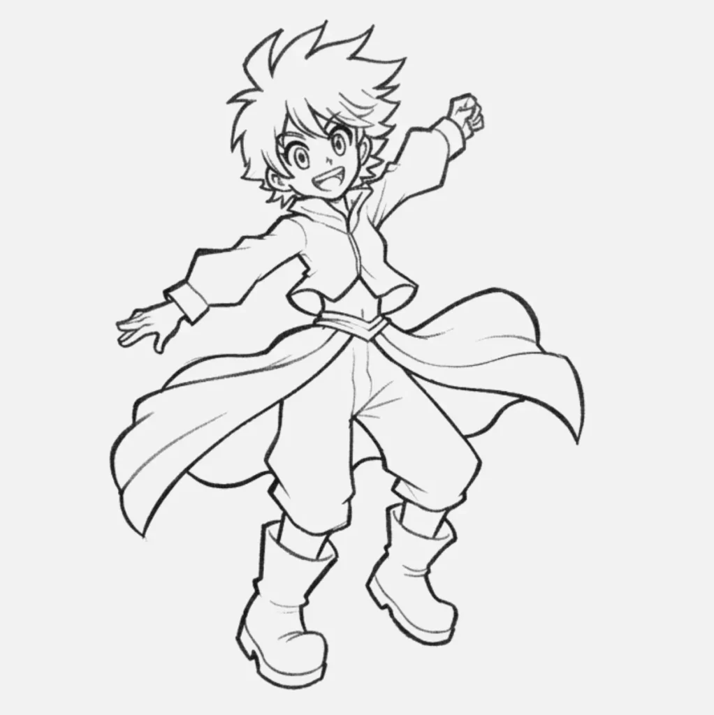 Personaje Anime Bailando