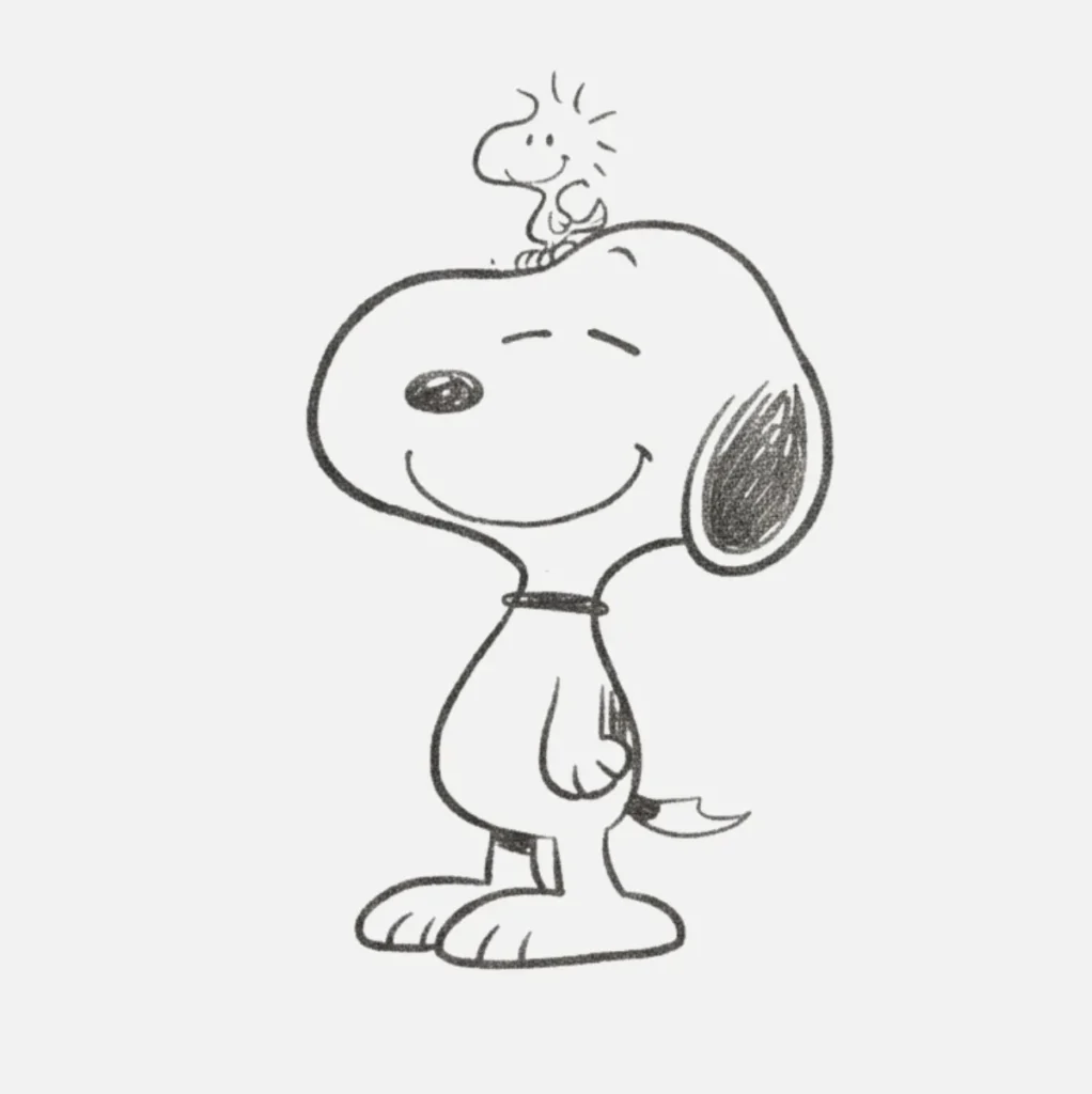 Snoopy Sonriendo Feliz