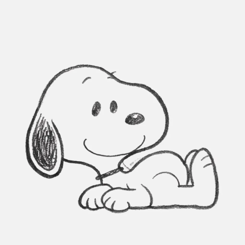 Snoopy con Carita Muy Tierna