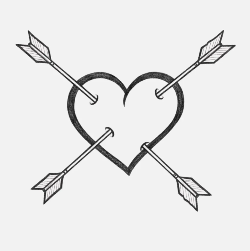 Corazón con Flechas
