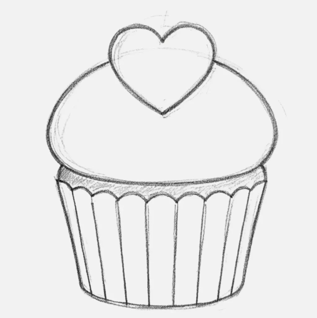 Cupcake con Corazón