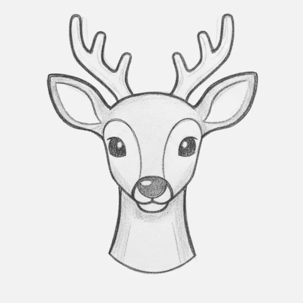 Ideas de Venado Dibujo Fácil y Bonito 24 Dibujos de Venados a Lápiz