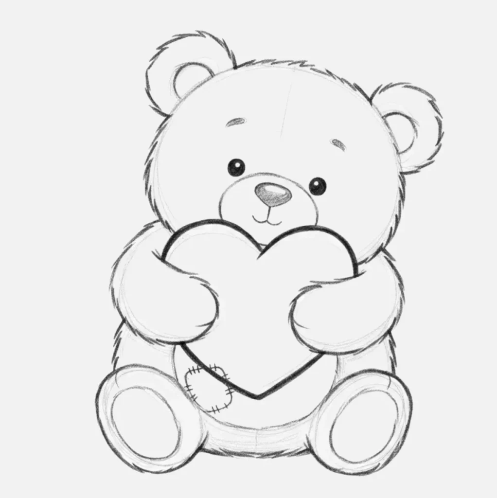 Osito Abrazando un Corazón