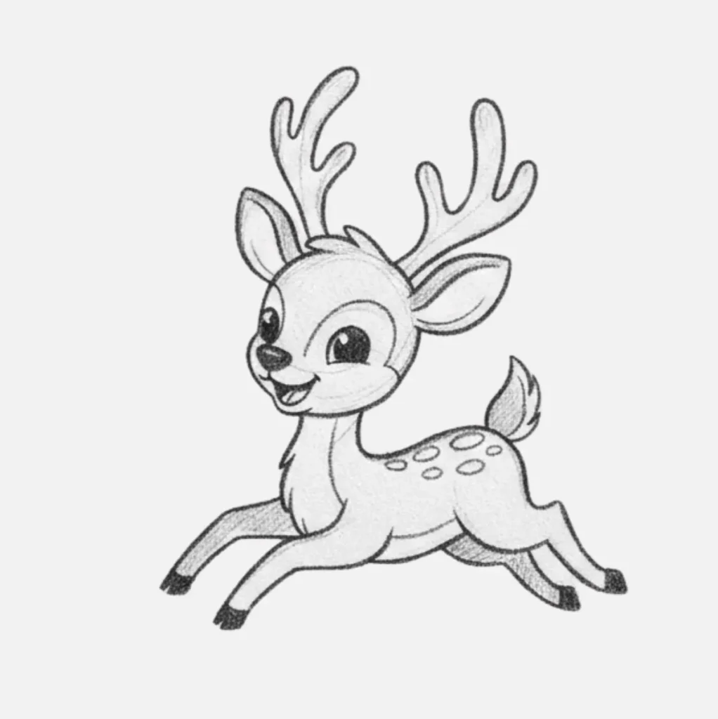 Ideas de Venado Dibujo Fácil y Bonito 20 Venado en Aventuras Divertidas