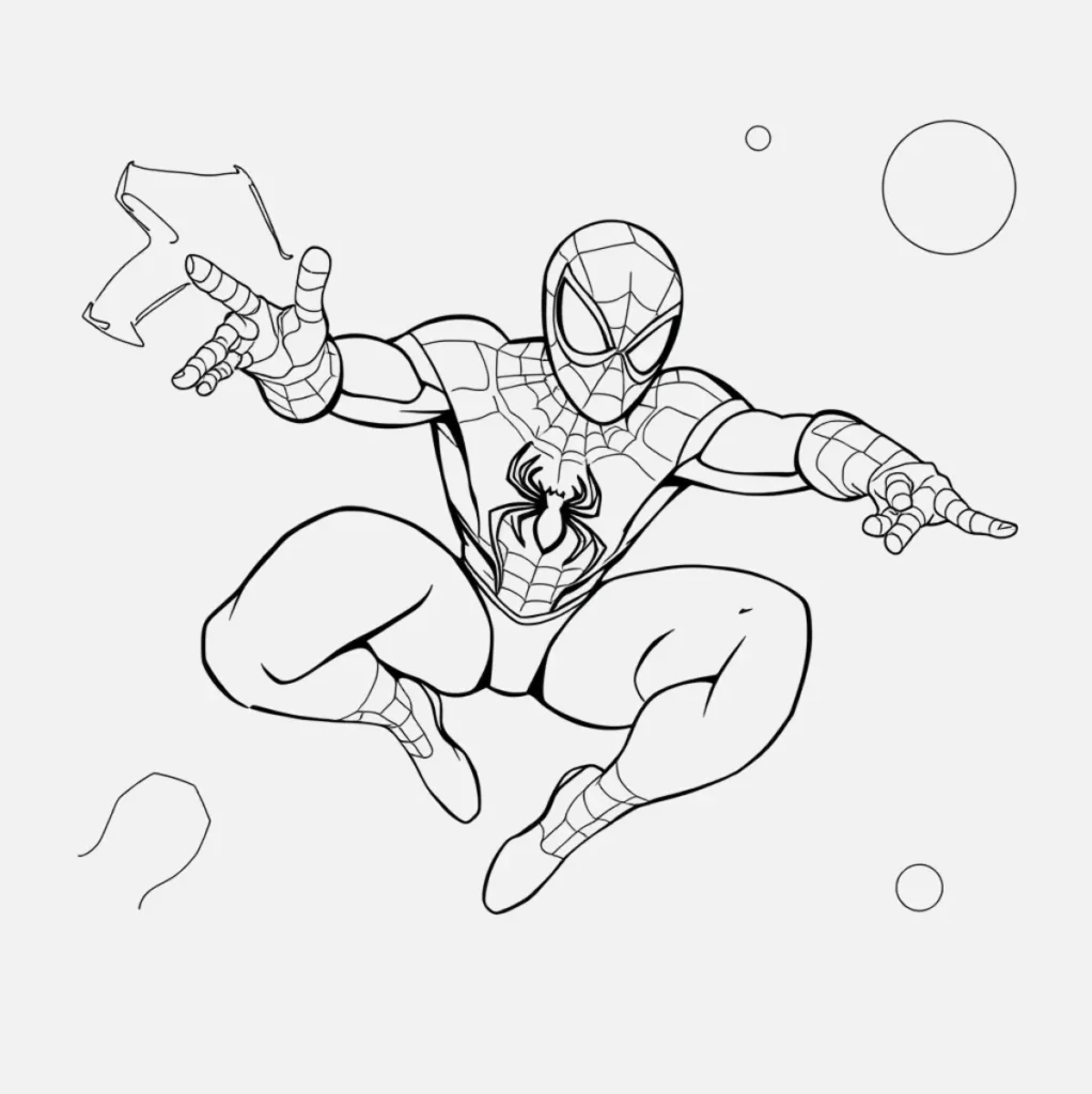 Spiderman Dibujos Heroicos y Simples