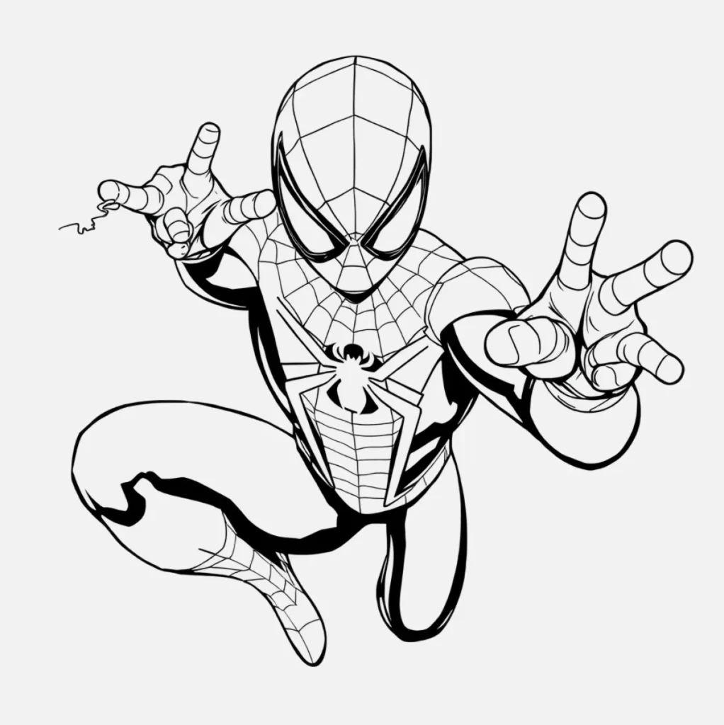 Spiderman Disfrazado de Superhéroe Divertido