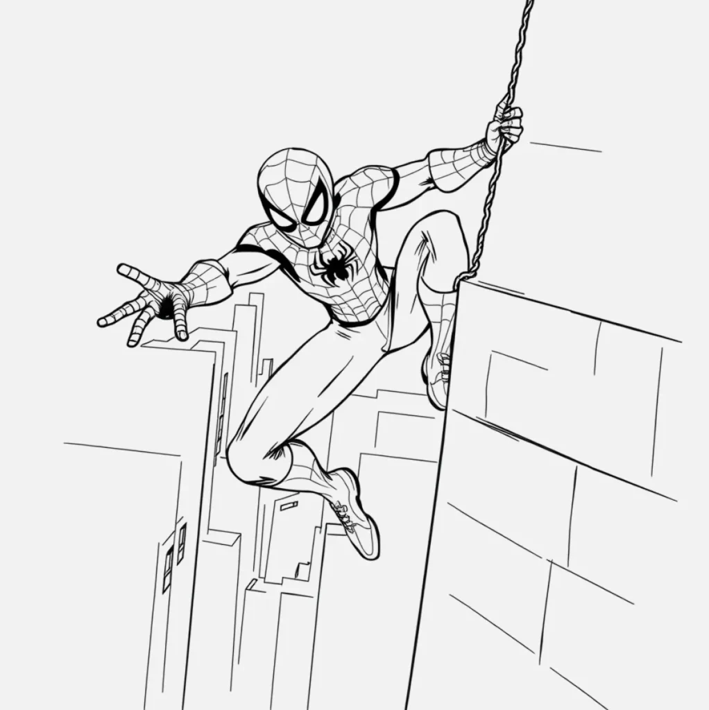 Spiderman Trepando Muros