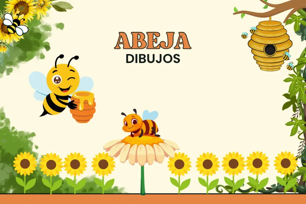 Abeja Dibujo Facil: 21+ Ideas Bonitas y Súper Simples 2 Abeja Dibujo