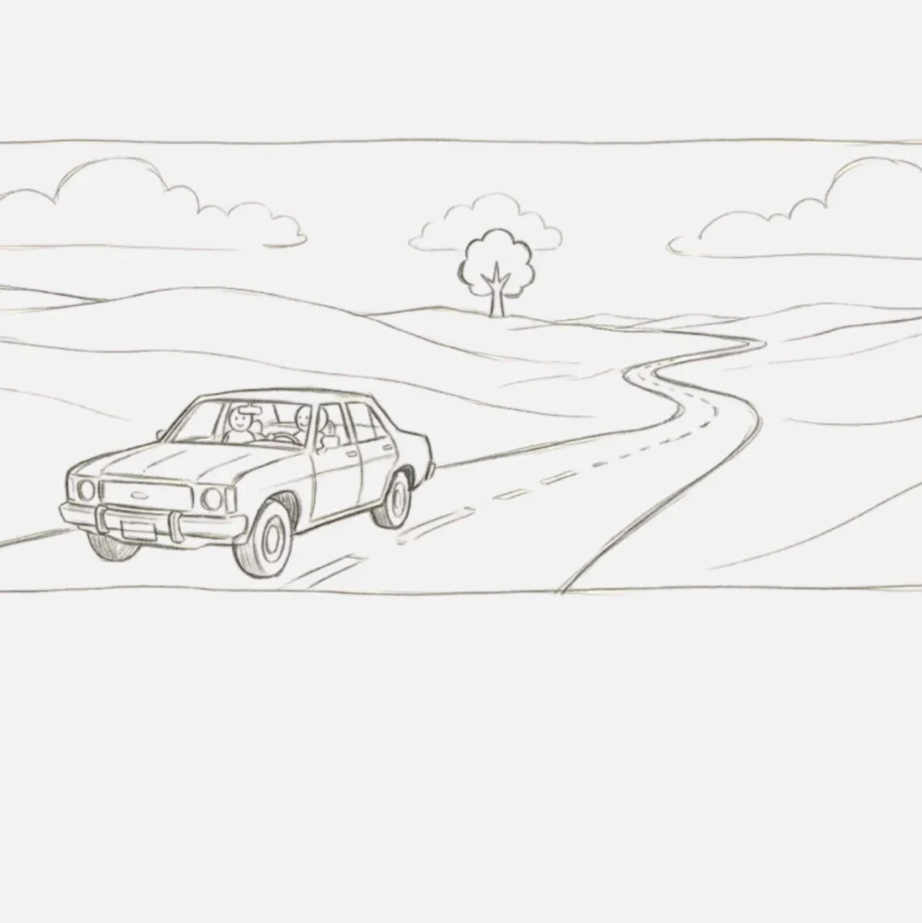 Carro en la carretera