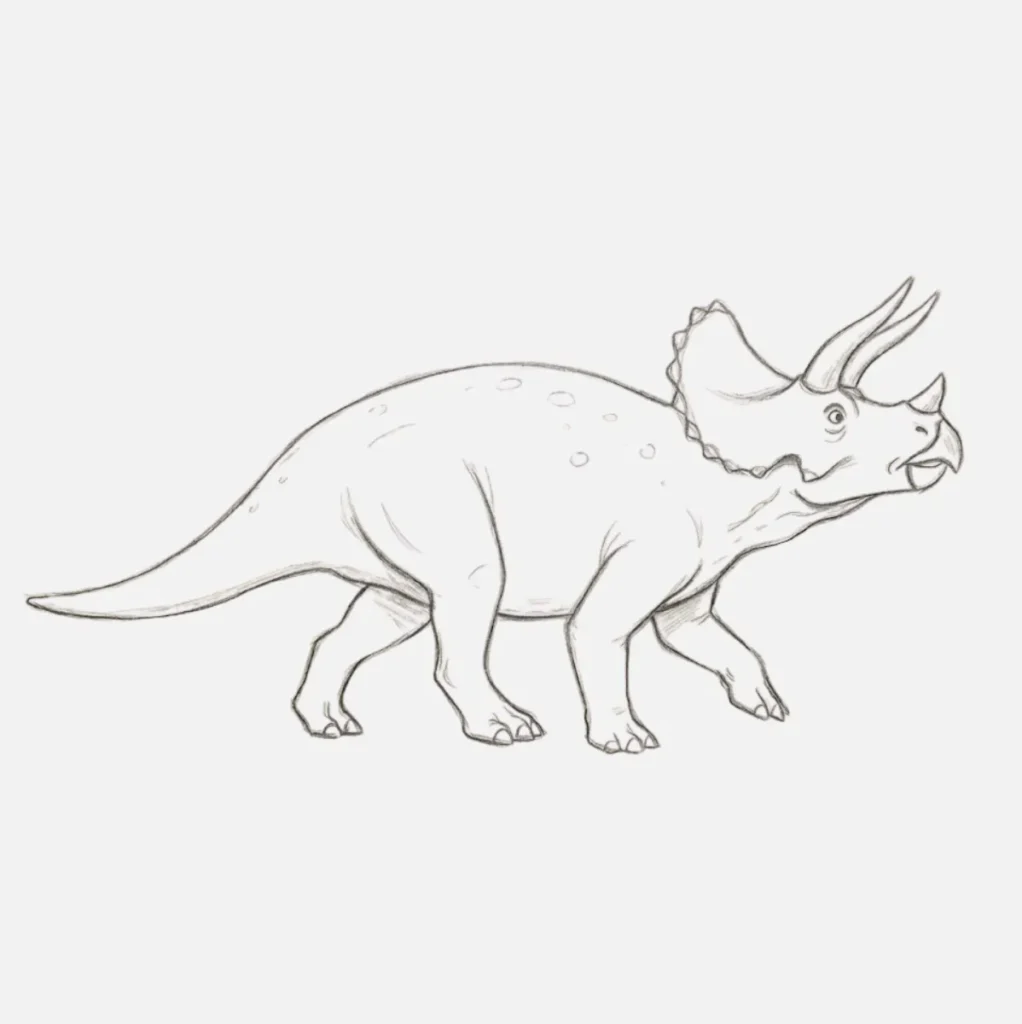 Dinosaurio caminando