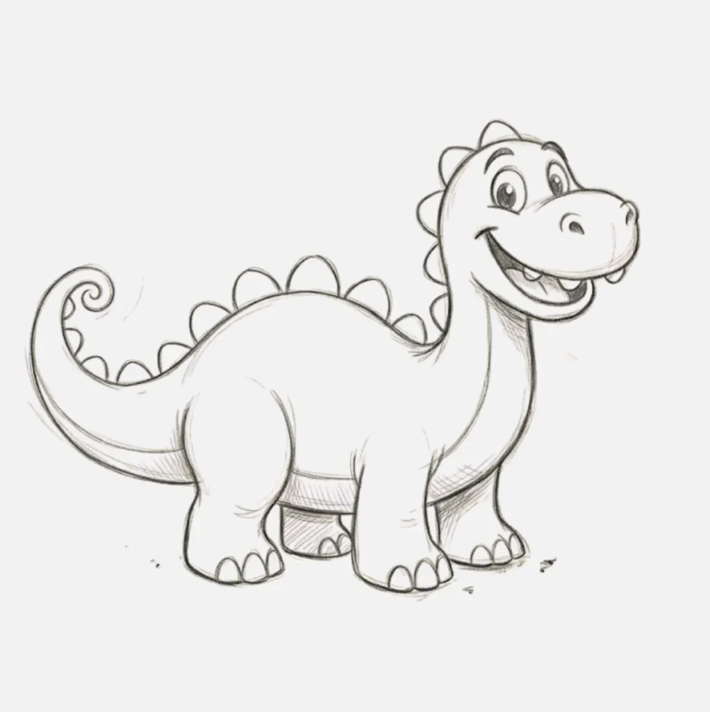 Dinosaurio sonriente