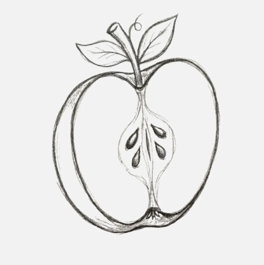 Solo media manzana 